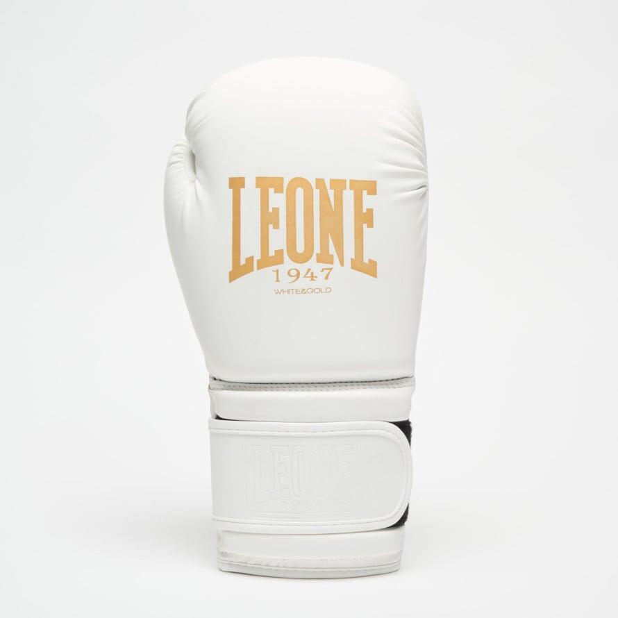 Gants Boxe d'Entraînement, MAT EDITION - Leone 1947 - 10 Oz - Blanc - Velcro 3/7