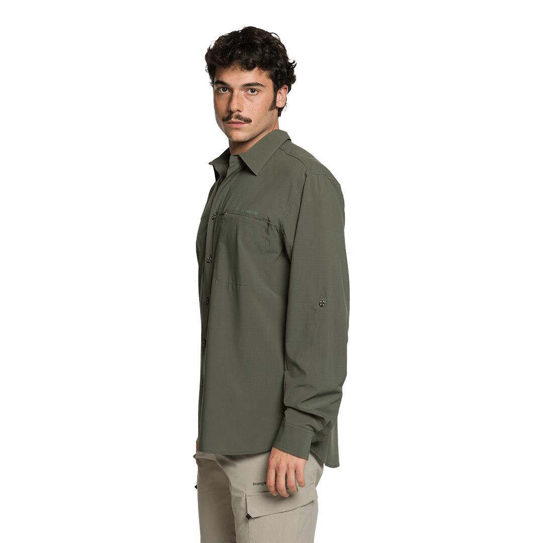 Camisa mangas largas para Hombre Trangoworld Vignemale df Verde 4/5