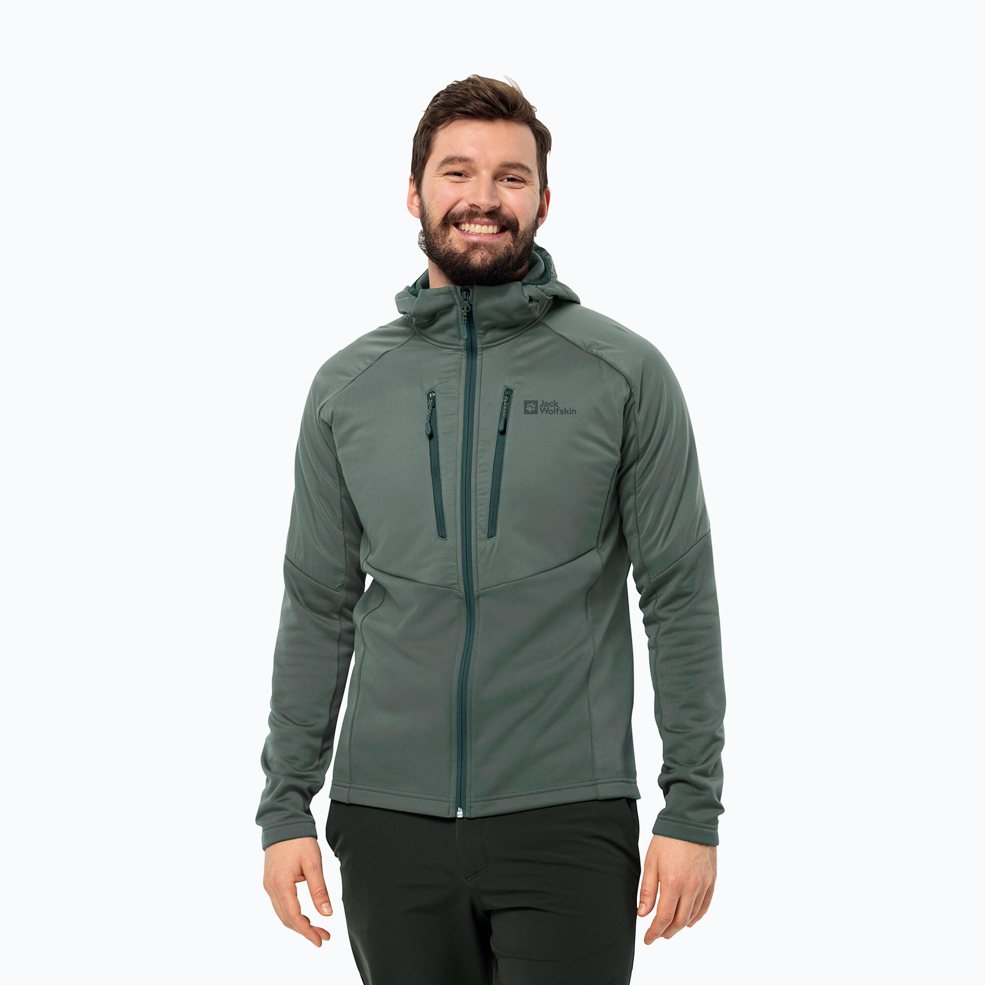 Veste matelassée homme Jack Wolfskin Alpgrat Pro Ins Fz 1/7