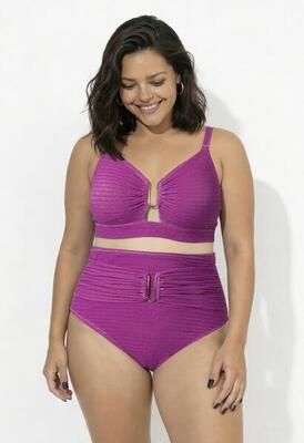 Dames bikini glitter zachte cups siergesp verstelbare schouderbandjes