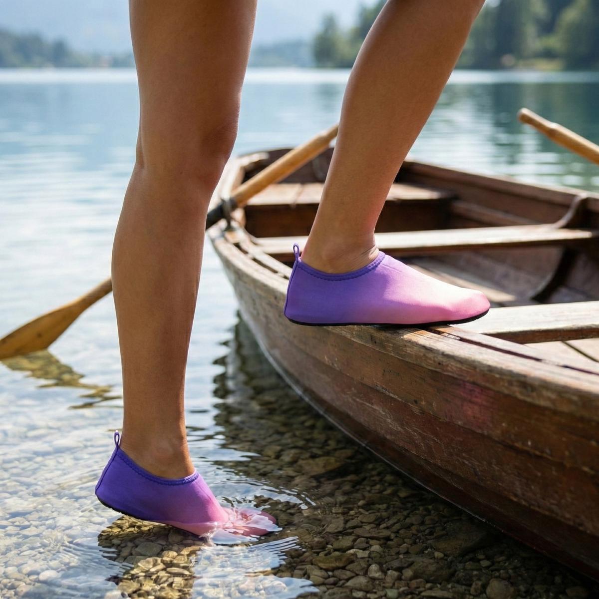 Buty do wody neoprenowe dla dziewczynki 4/4