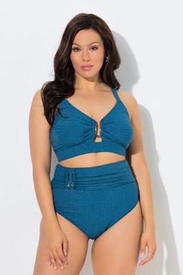 Dames bikini glitter zachte cups siergesp verstelbare schouderbandjes