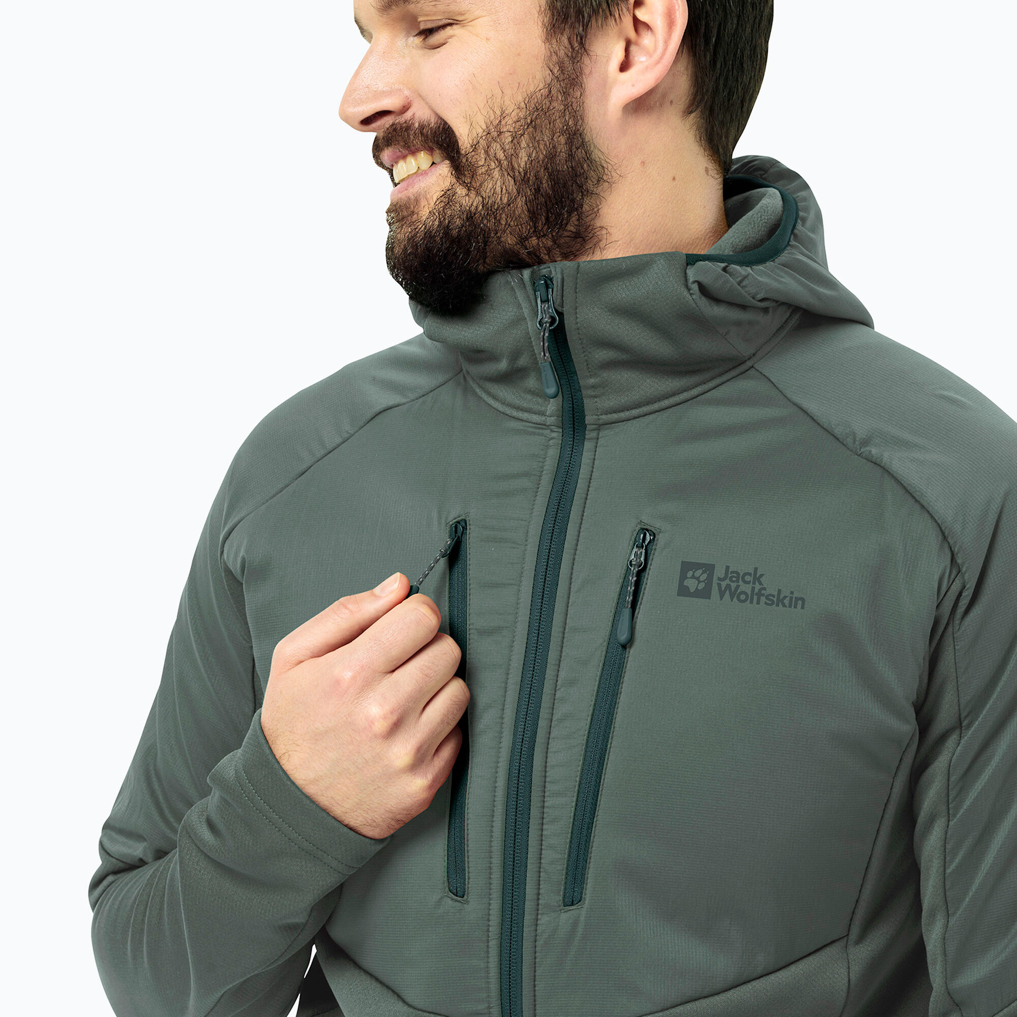 Veste matelassée homme Jack Wolfskin Alpgrat Pro Ins Fz 3/7