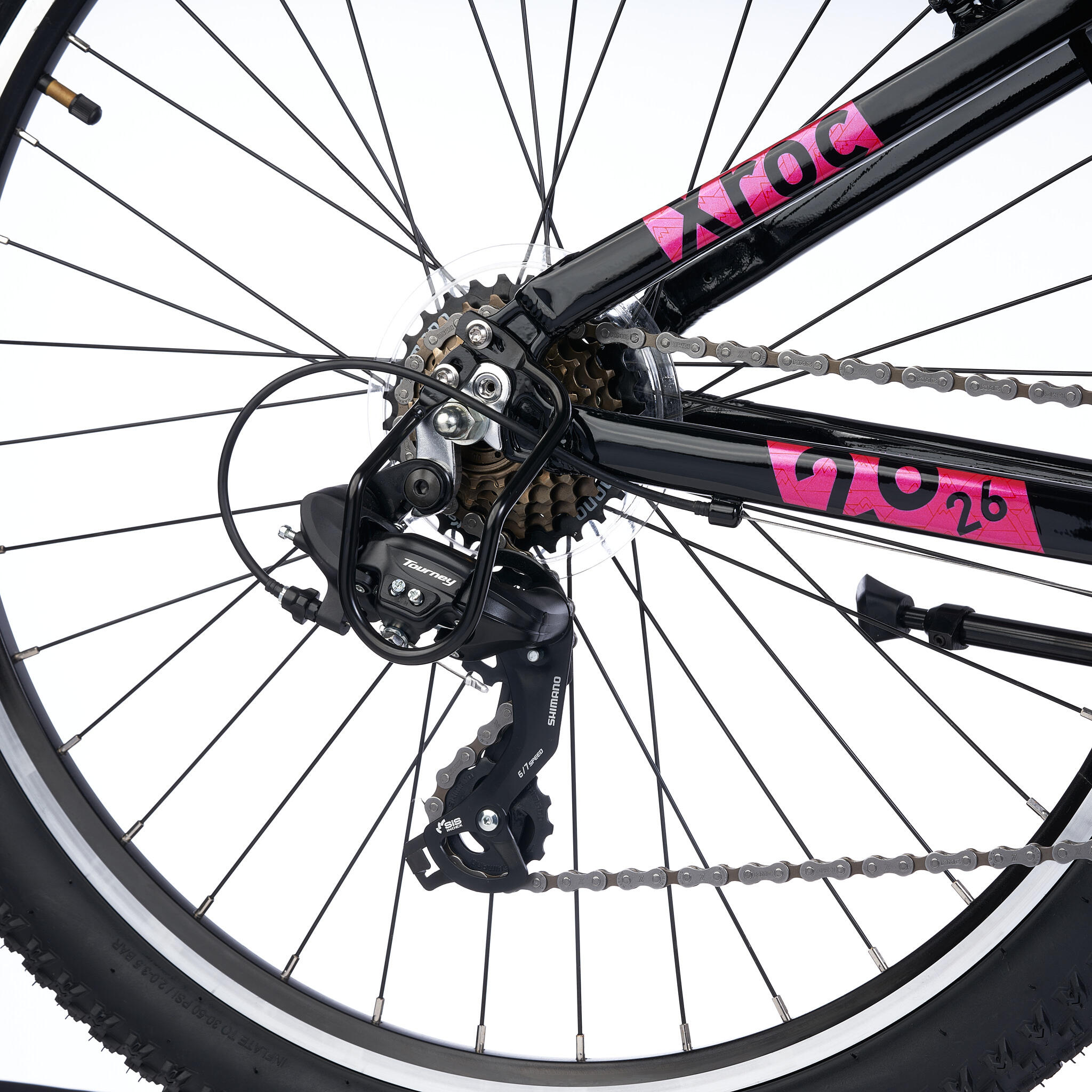 Xroc pro 26, MTB Kinderfahrrad, 7-Gang, Oxid/Pink, 140–165 cm 3/8
