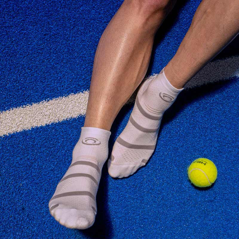 Chaussettes Padel courte Jaune/Bleu 2/2