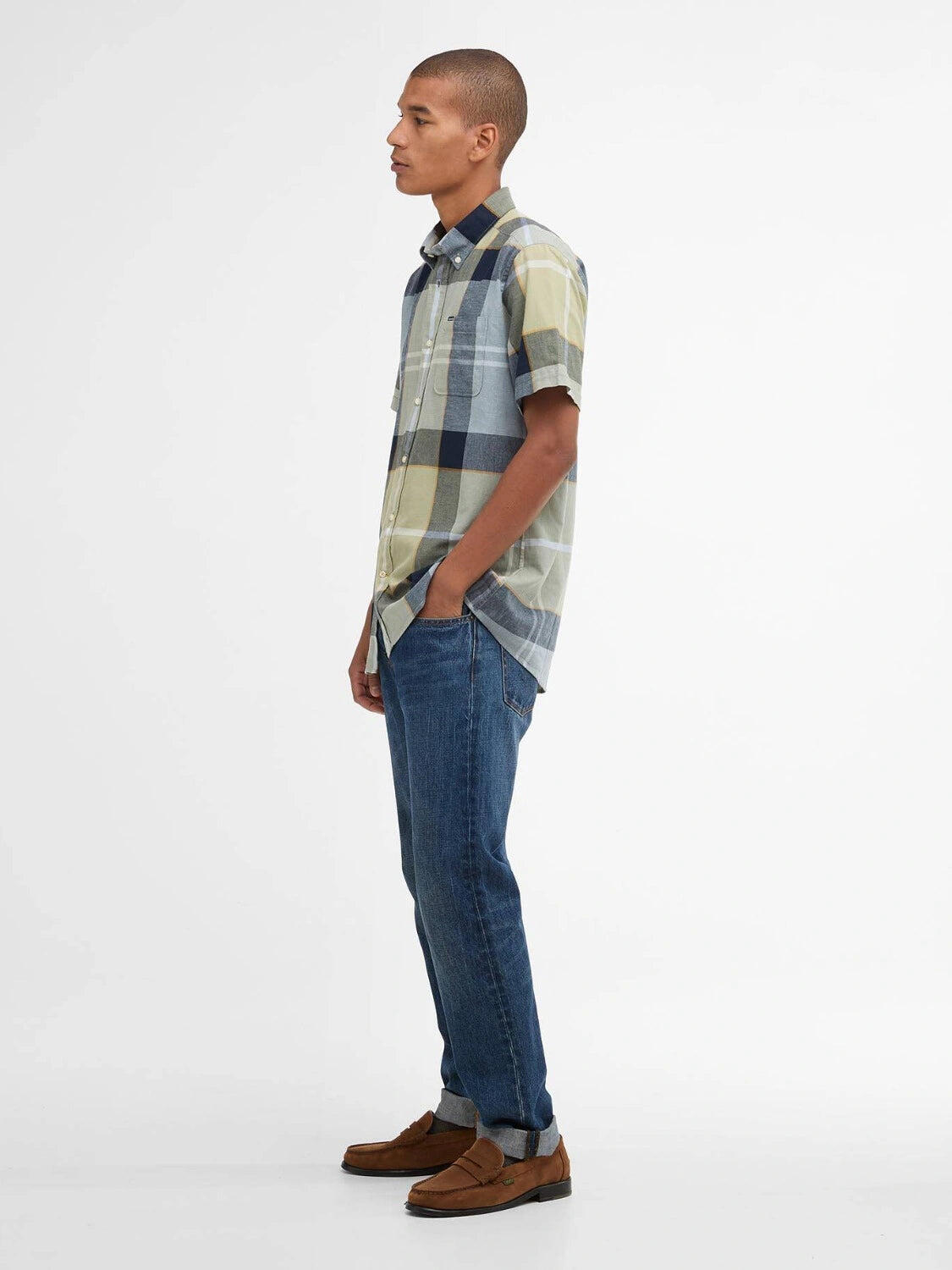 Chemise manches courtes Barbour en lin - Homme 2/4