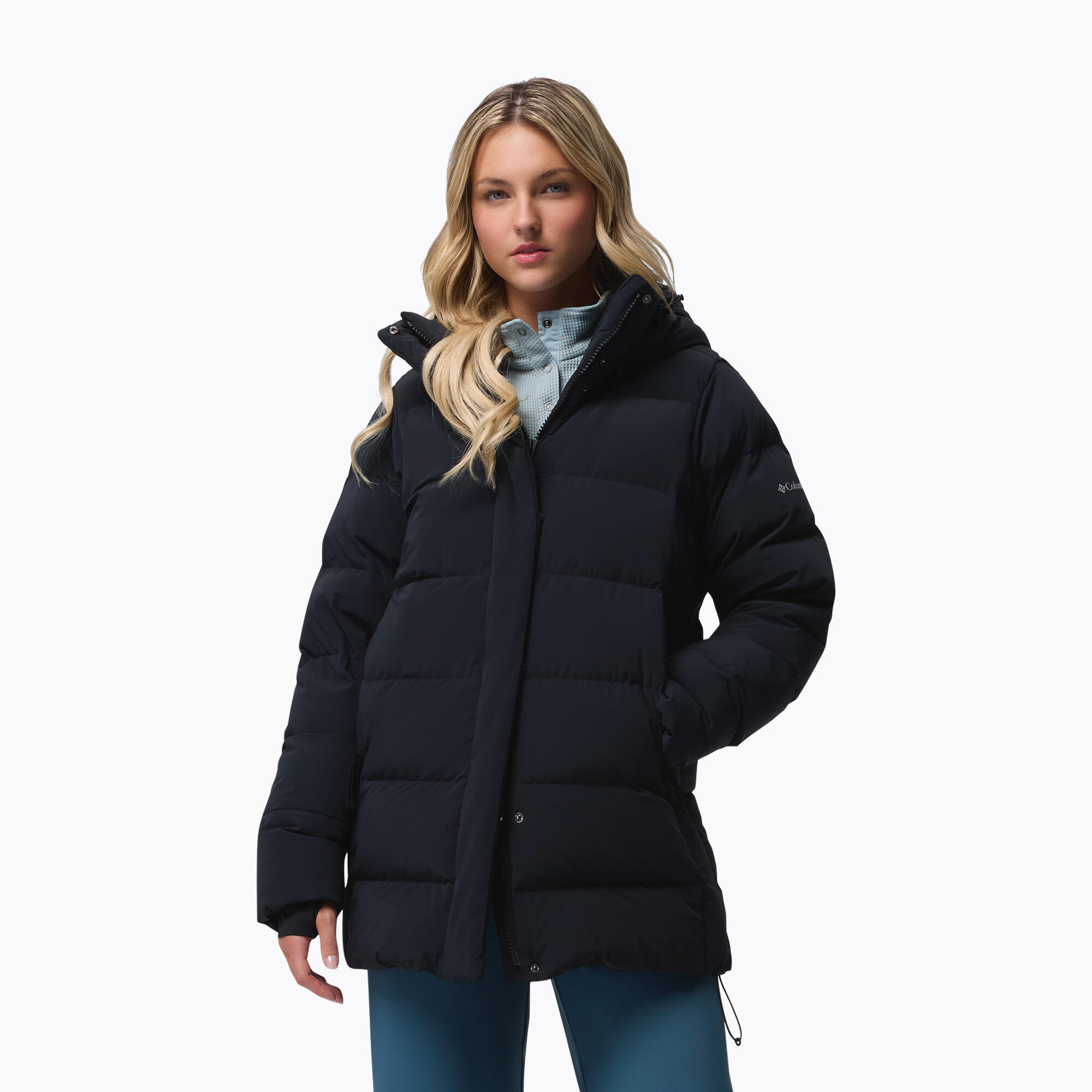 Doudoune femme Columbia Amaze Puff Mid à capuche 1/7