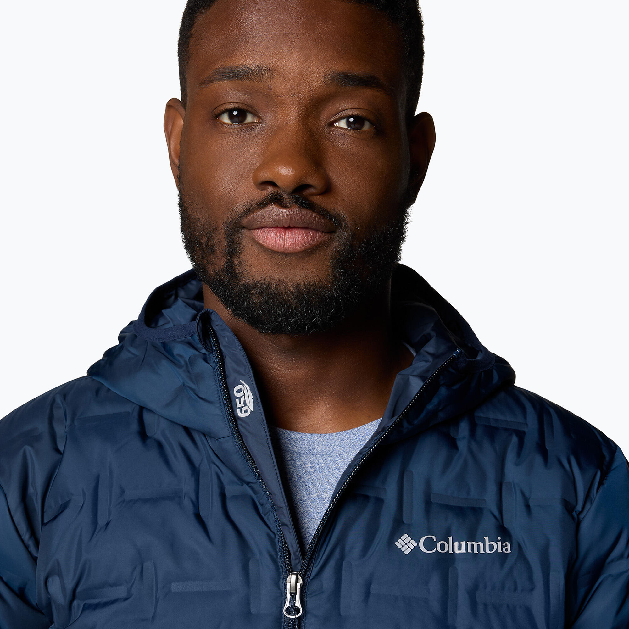 Herren Daunenjacke Columbia Delta Ridge II mit Kapuze 6/7