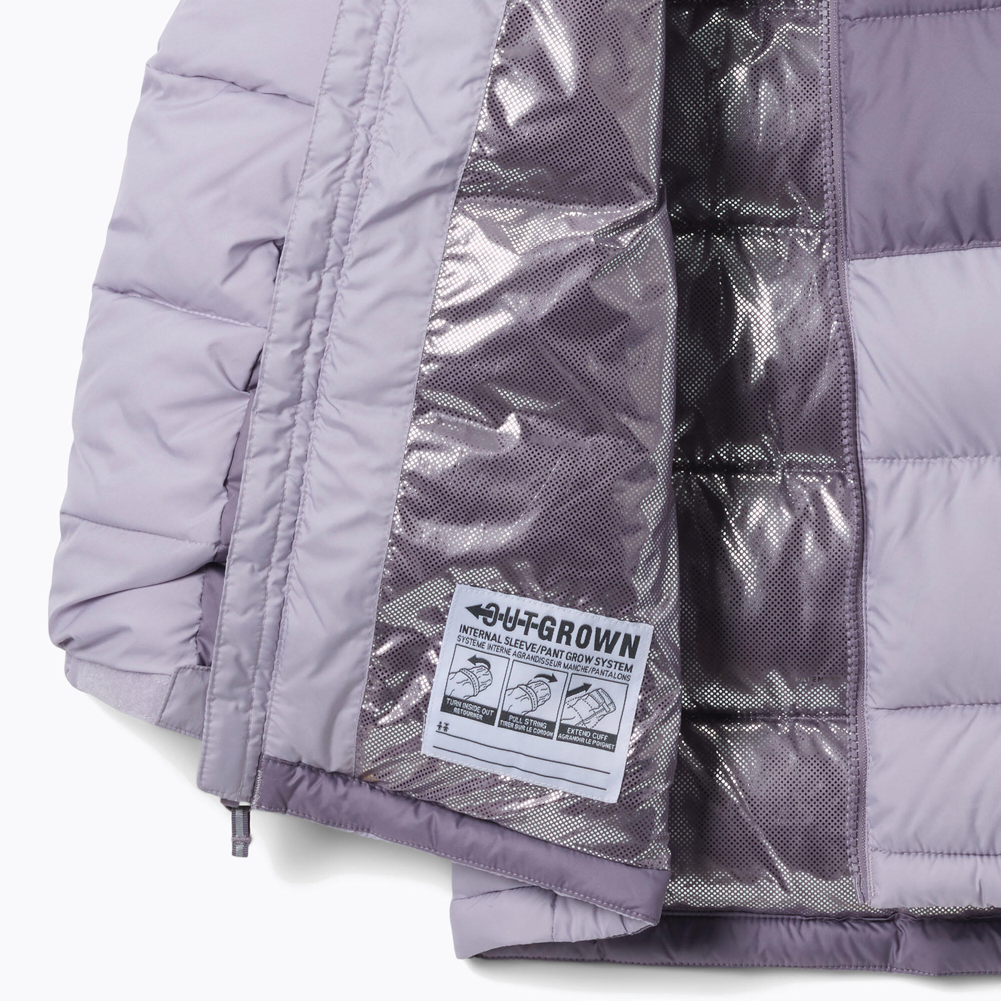 Gewatteerd kinderjack Columbia Pike Lake II met capuchon 3/4