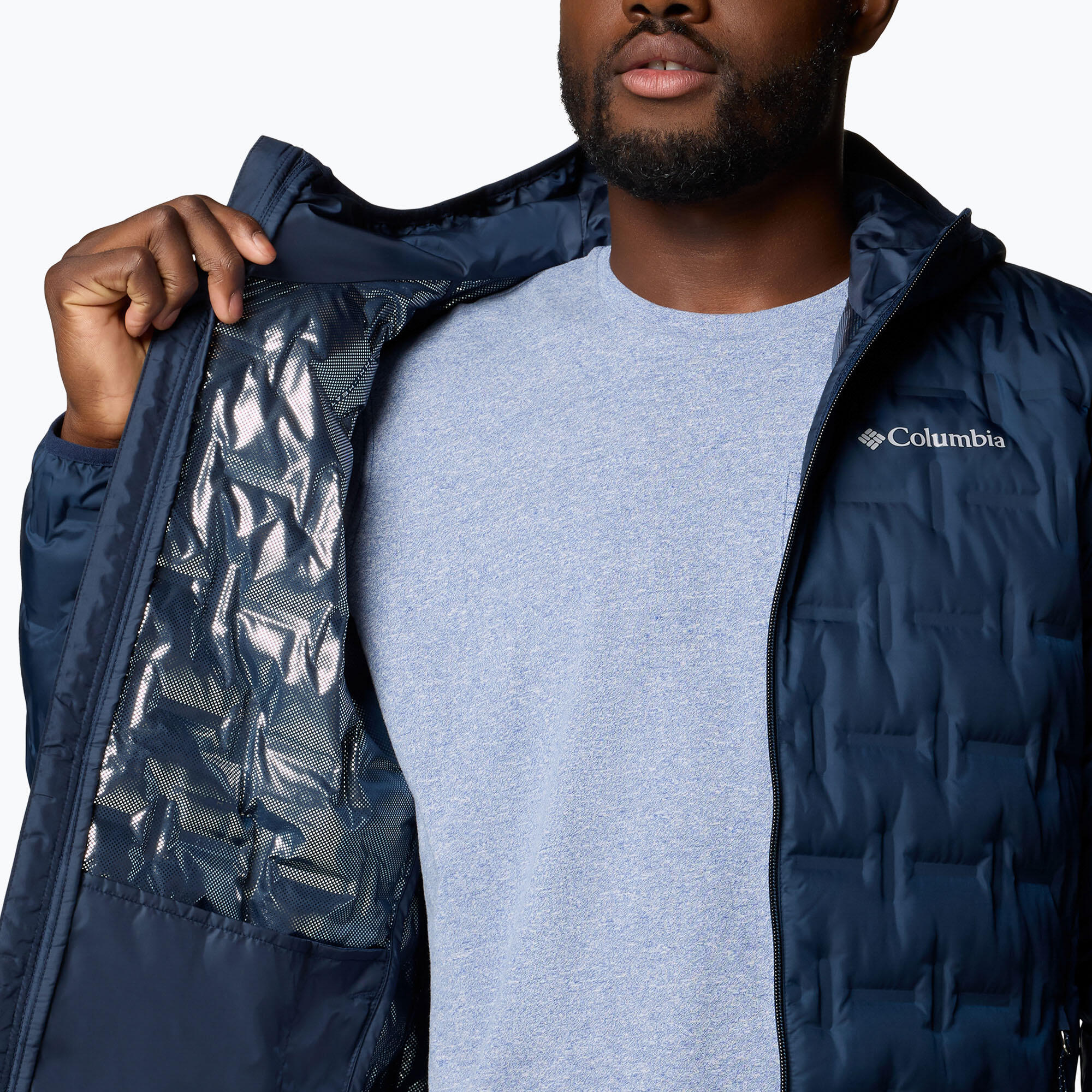Herren Daunenjacke Columbia Delta Ridge II mit Kapuze 7/7