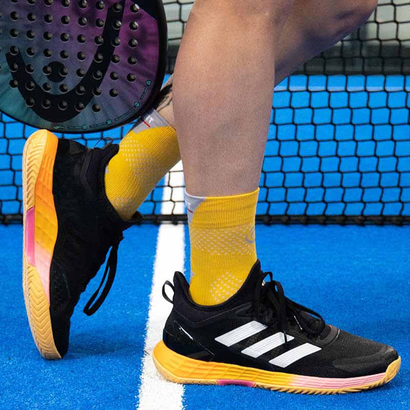 Chaussettes Padel haute Jaune/Gris 2/4