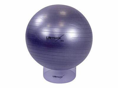 Gymball - anti-burst fitnessball - 75 cm - zilver