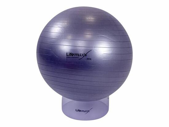 Gymball - Ballon de fitness anti-explosion - 55 cm - Violet