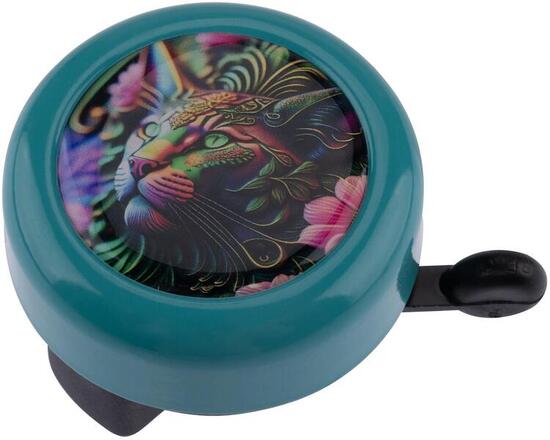 Sonnette vélo REICH Colour Cat 55 mm bleu/vert