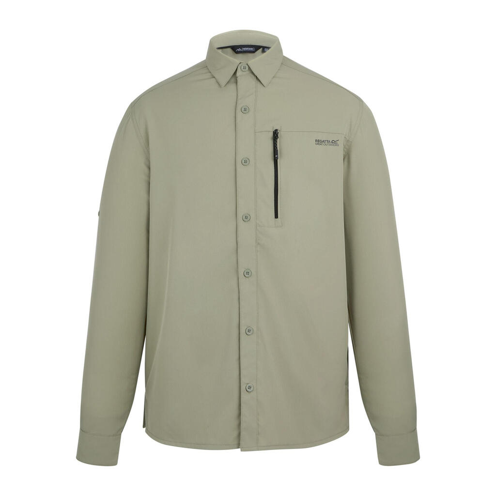 Mens Light Insect Repellent LongSleeved Travel Shirt (Abbeystone)