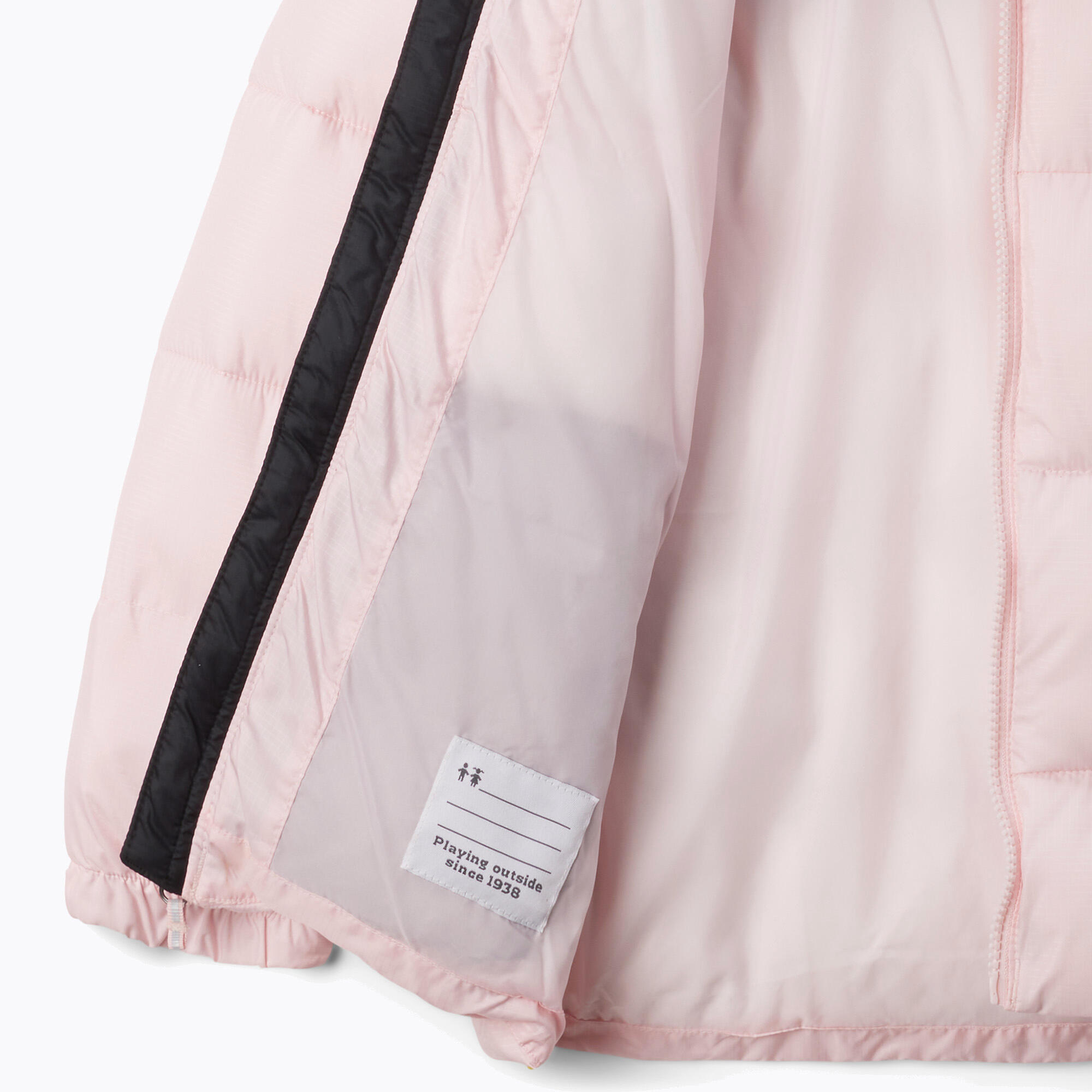 Casaco infantil acolchoado Columbia Puffect com capuz 3/4