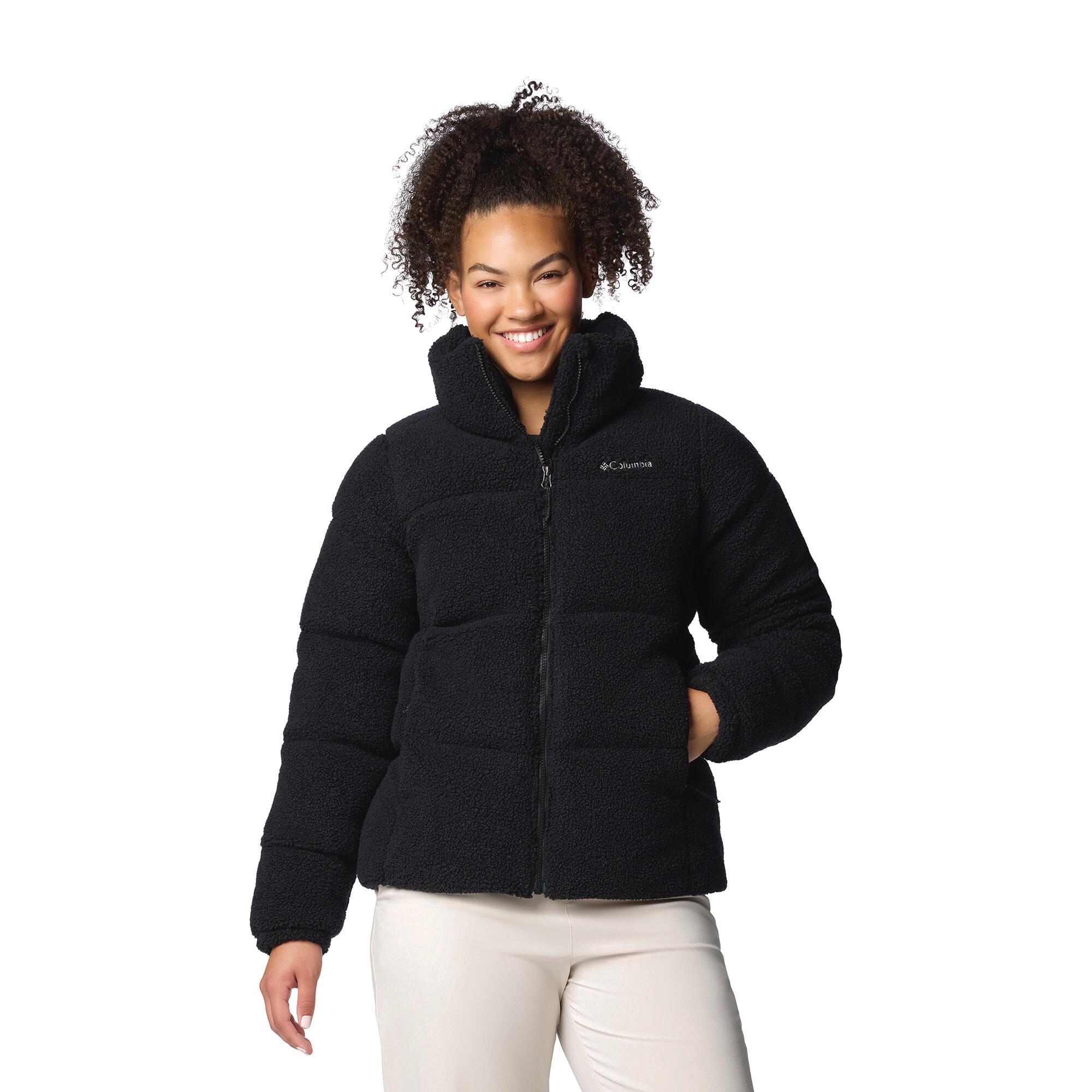 Dames gewatteerde jas Columbia Puffect Sherpa 7/7