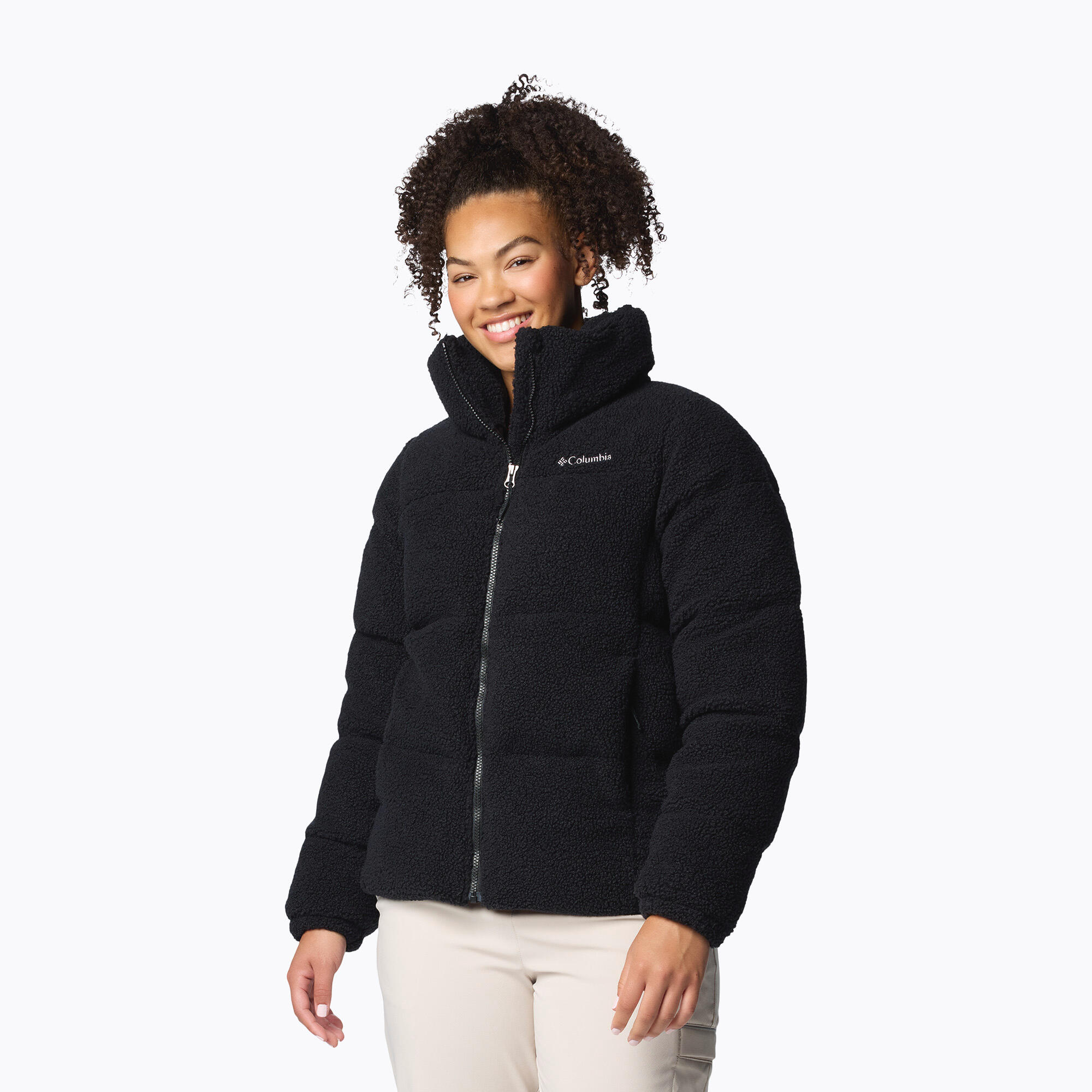 Dames gewatteerde jas Columbia Puffect Sherpa 4/7
