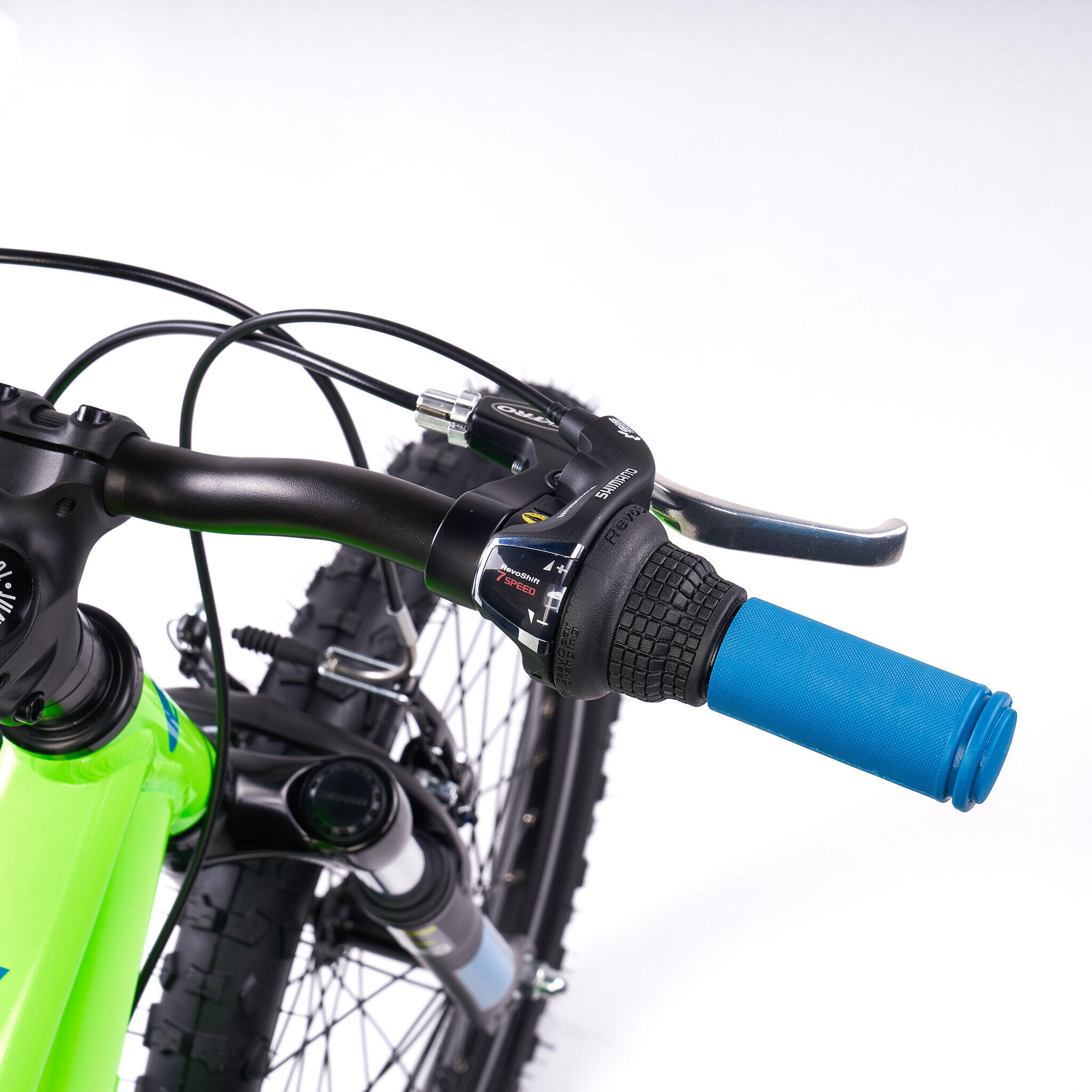 Kinderfiets 20/24/26 inch Xroc Pro 7-speed V-brake vanaf 6 jaar Neon Groen/Oceaa 6/7