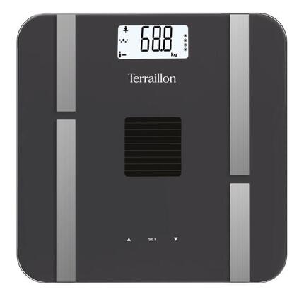 Pèse personne Impédancemètre, Energie solaire-Lumière artificielle, sans piles.