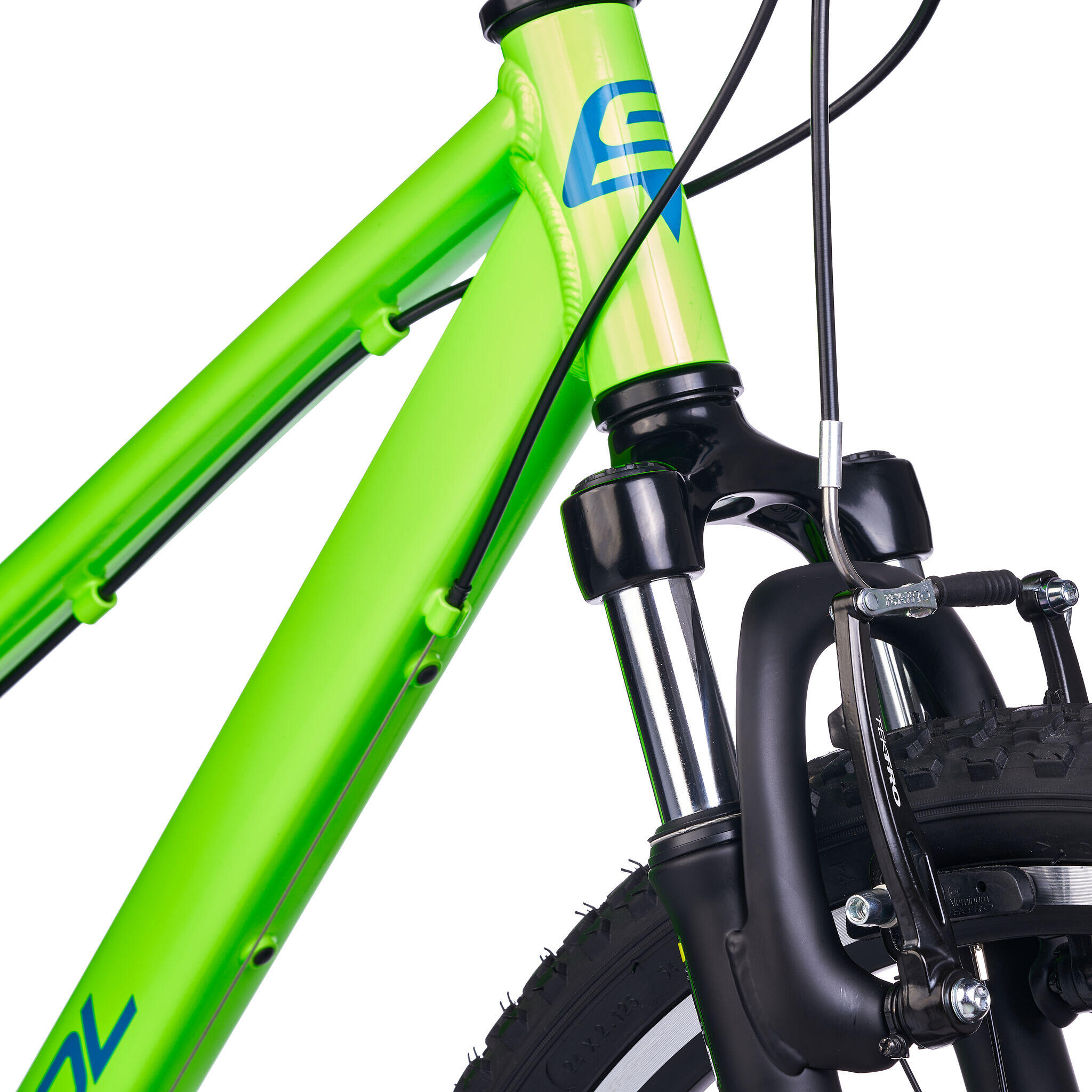 Kinderfiets 20/24/26 inch Xroc Pro 7-speed V-brake vanaf 6 jaar Neon Groen/Oceaa 6/7