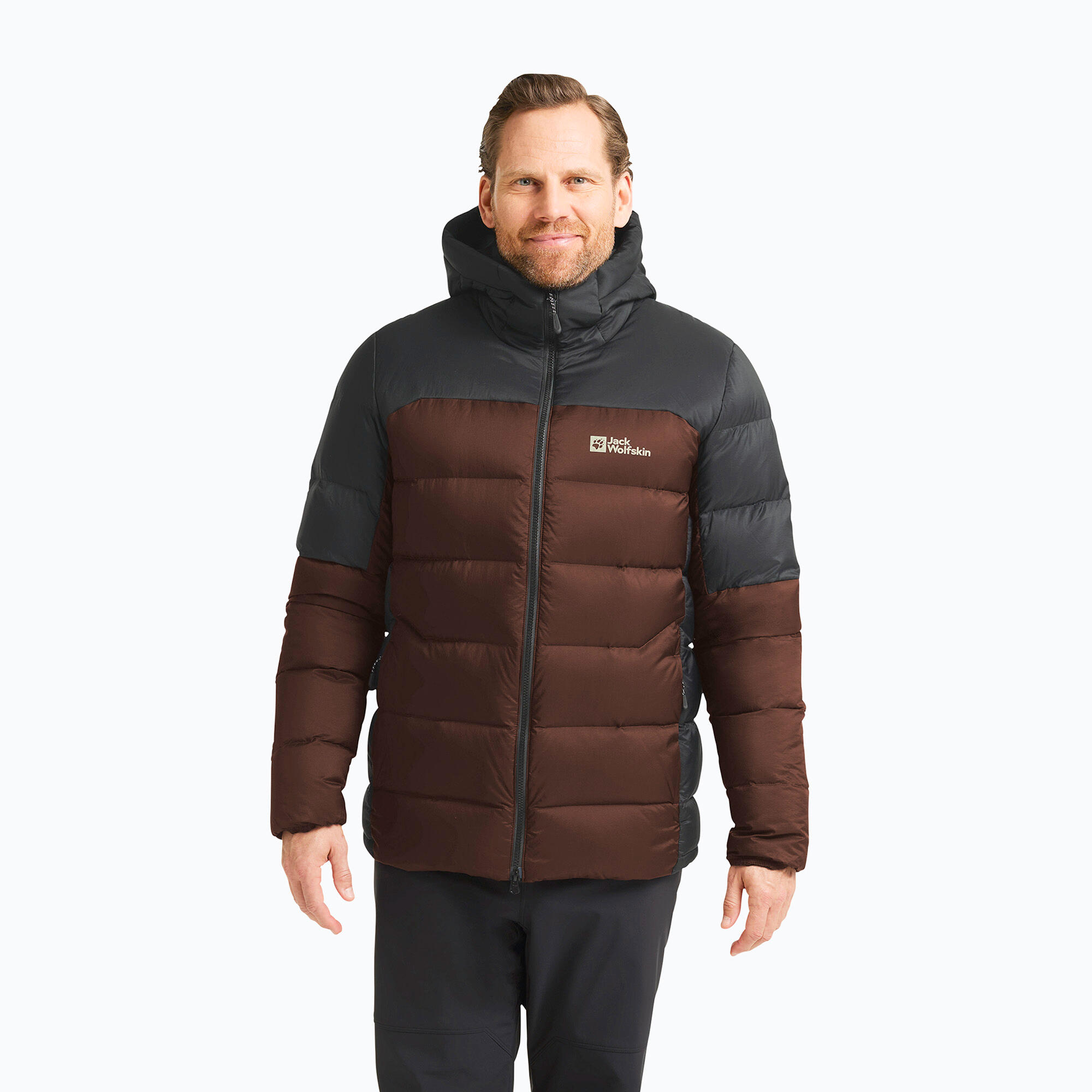Veste en duvet pour homme Jack Wolfskin Nebelhorn Down Hoody 1/7