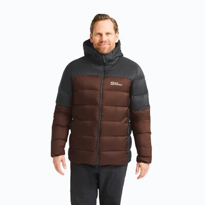 Heren donsjack jack wolfskin nebelhorn down hoody