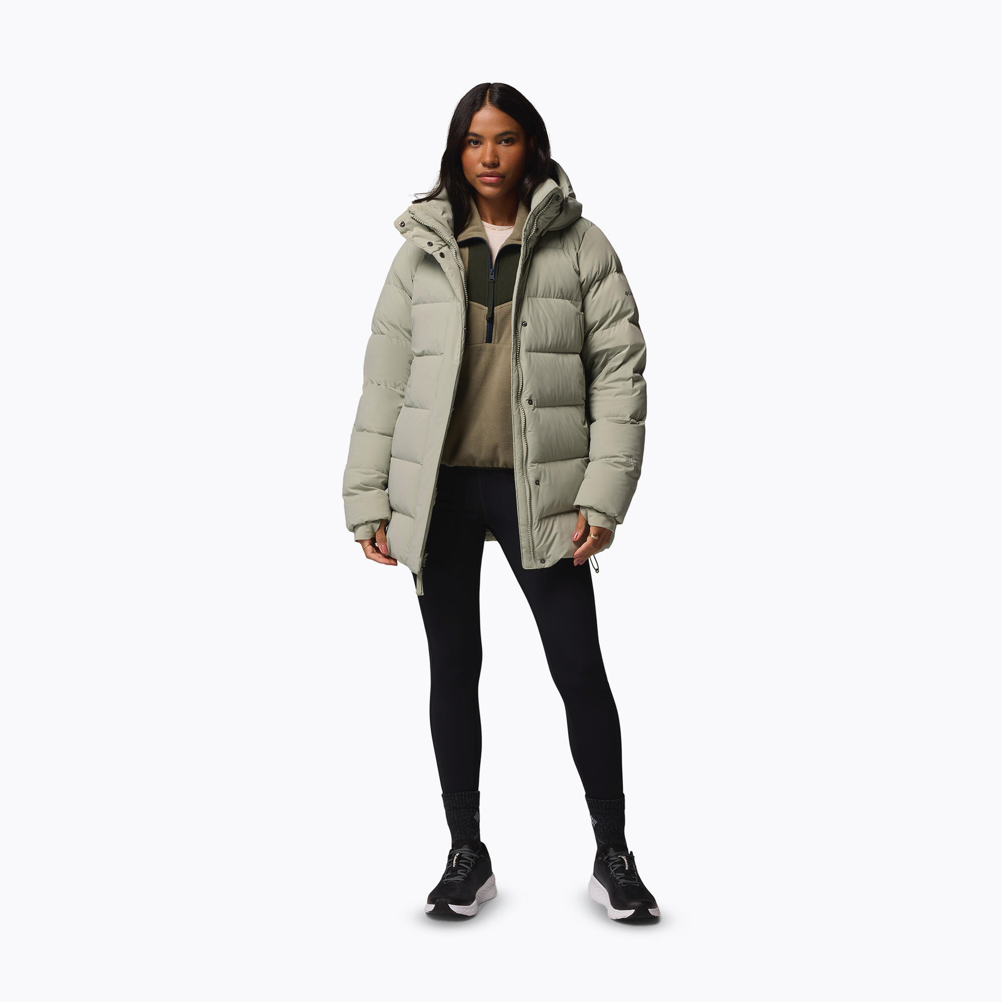 Doudoune femme Columbia Amaze Puff Mid à capuche 6/7