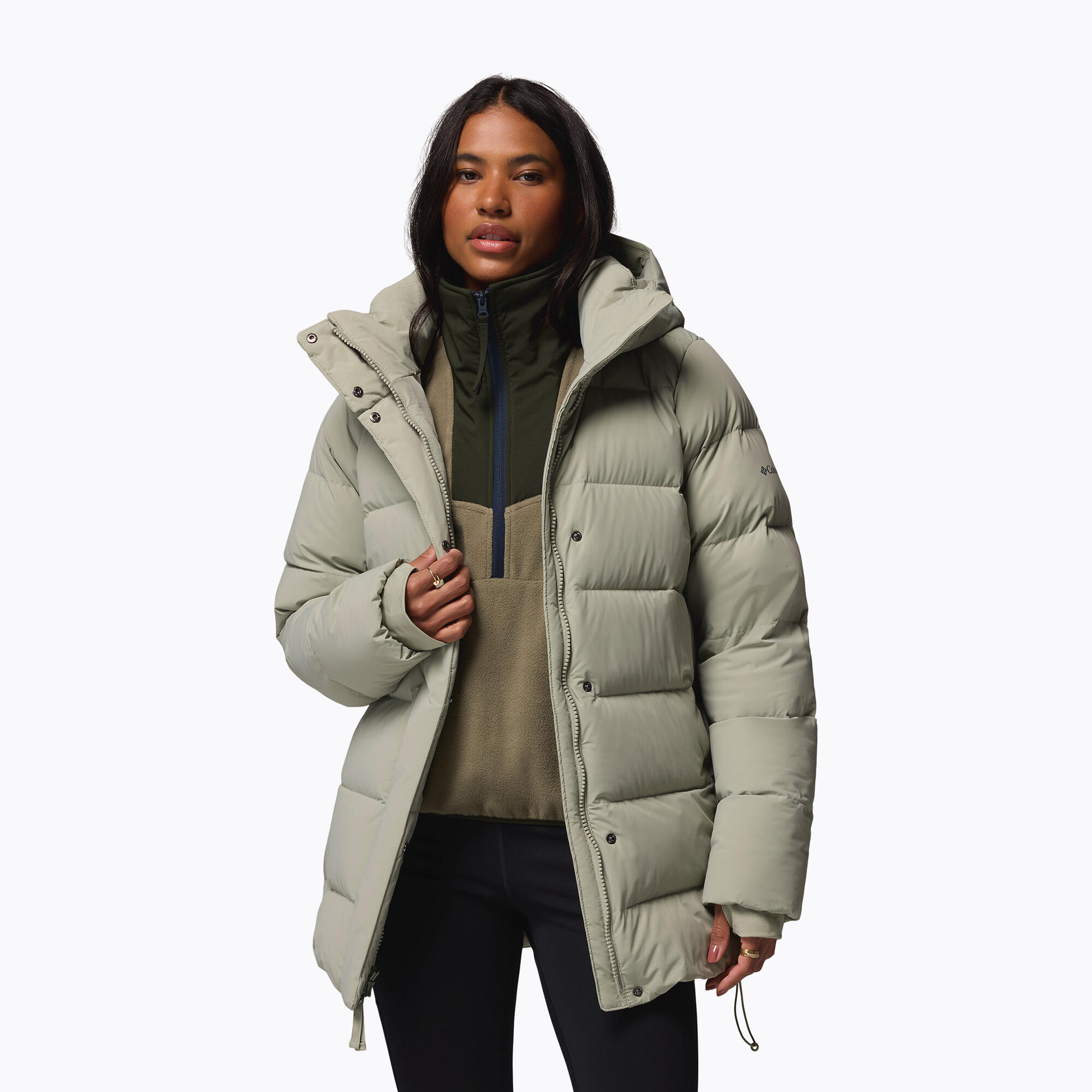 Doudoune femme Columbia Amaze Puff Mid à capuche 5/7