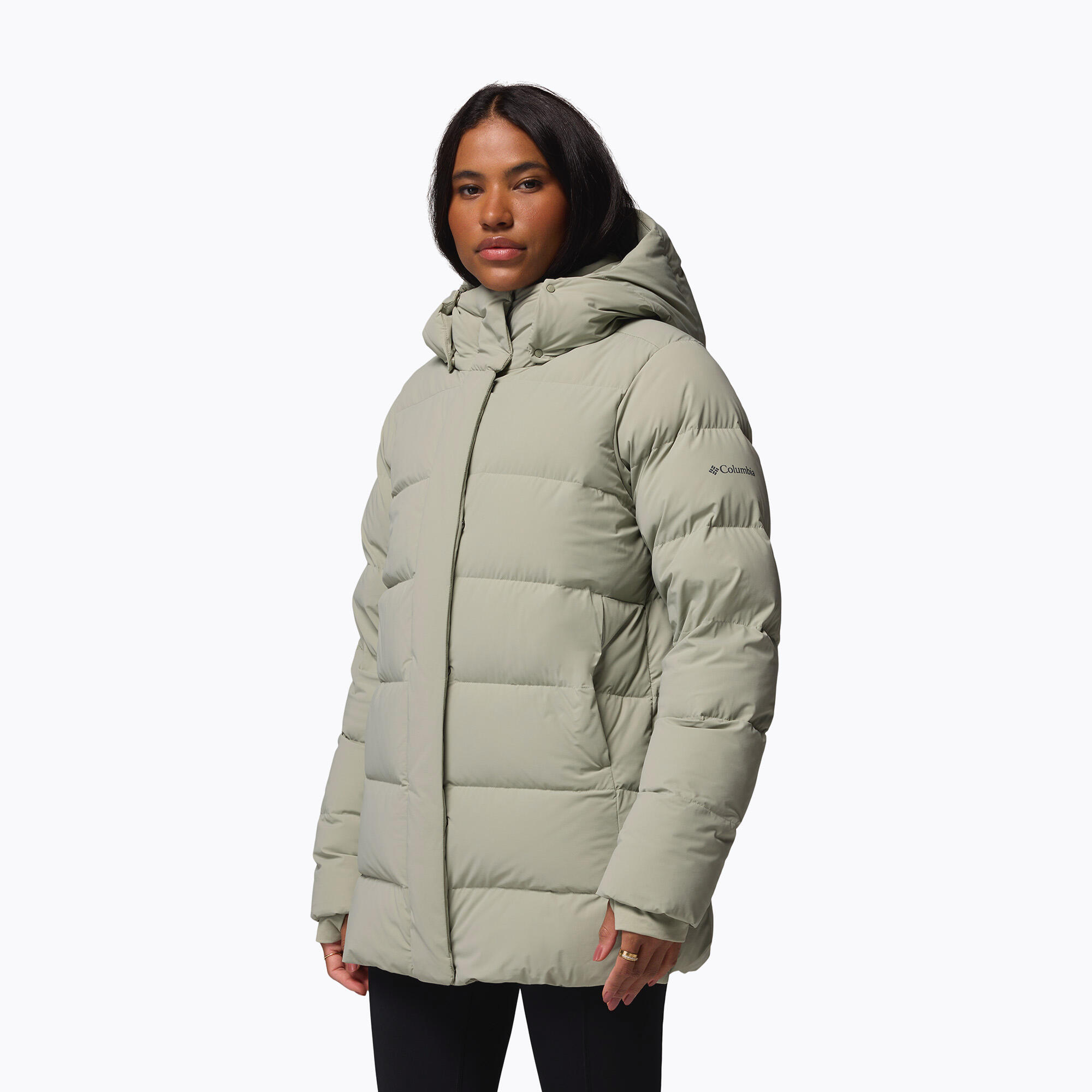 Doudoune femme Columbia Amaze Puff Mid à capuche 4/7