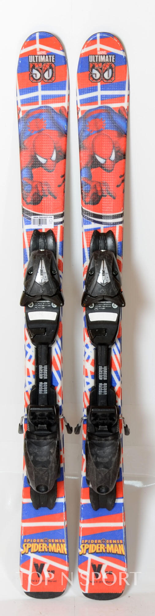 REONDITIONNE - Skis junior Head ULTIMATE 50 SPIDER-MAN - CORRECT 4/5