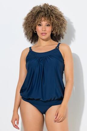 Damen Tankini Softcups Elastiksaum Träger verstellbar
