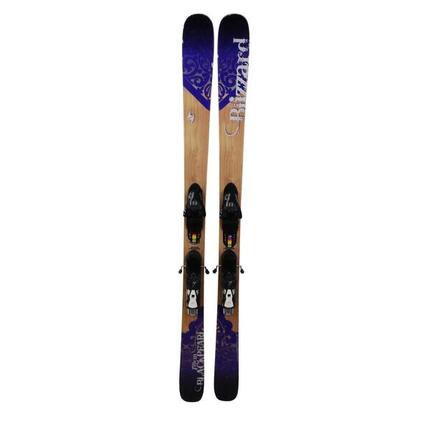 RECONDITIONNE - Ski Blizzard Black Pearl + Fixations