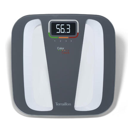 Pèse personne électronique, Indication évolution de poids en couleur.
