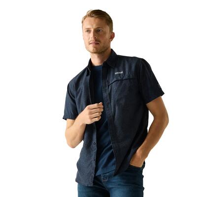 Heren mindano textuur shirt (as)