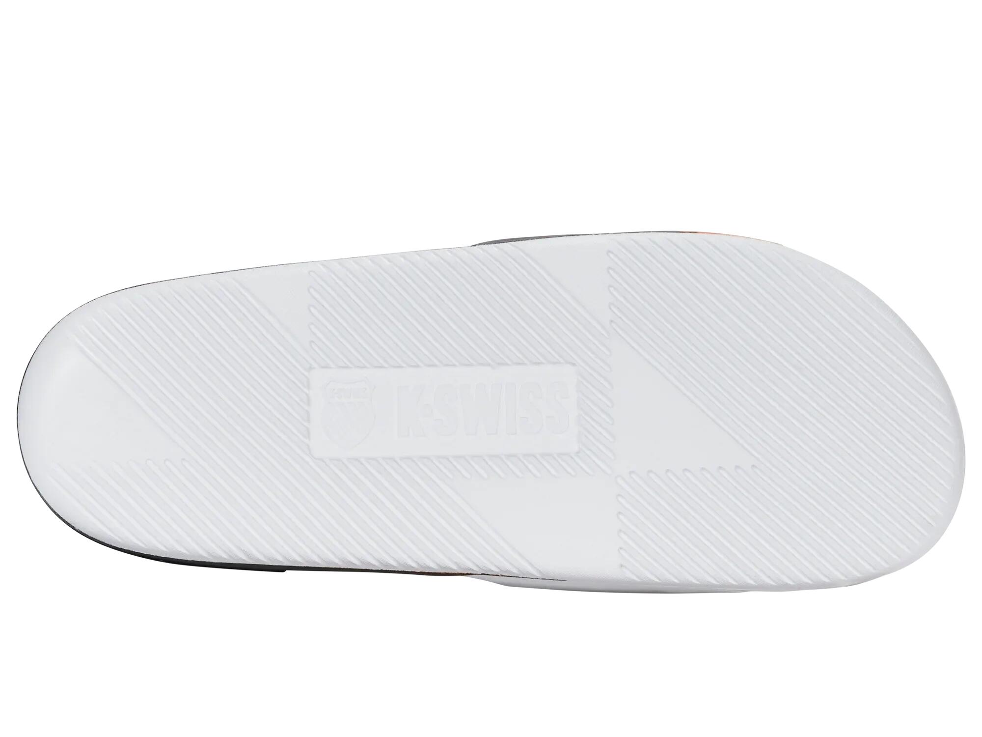 K-SWISS SLIDE SNDL X McLaren sandalias de hombre, blanco/negro/naranja 4/4