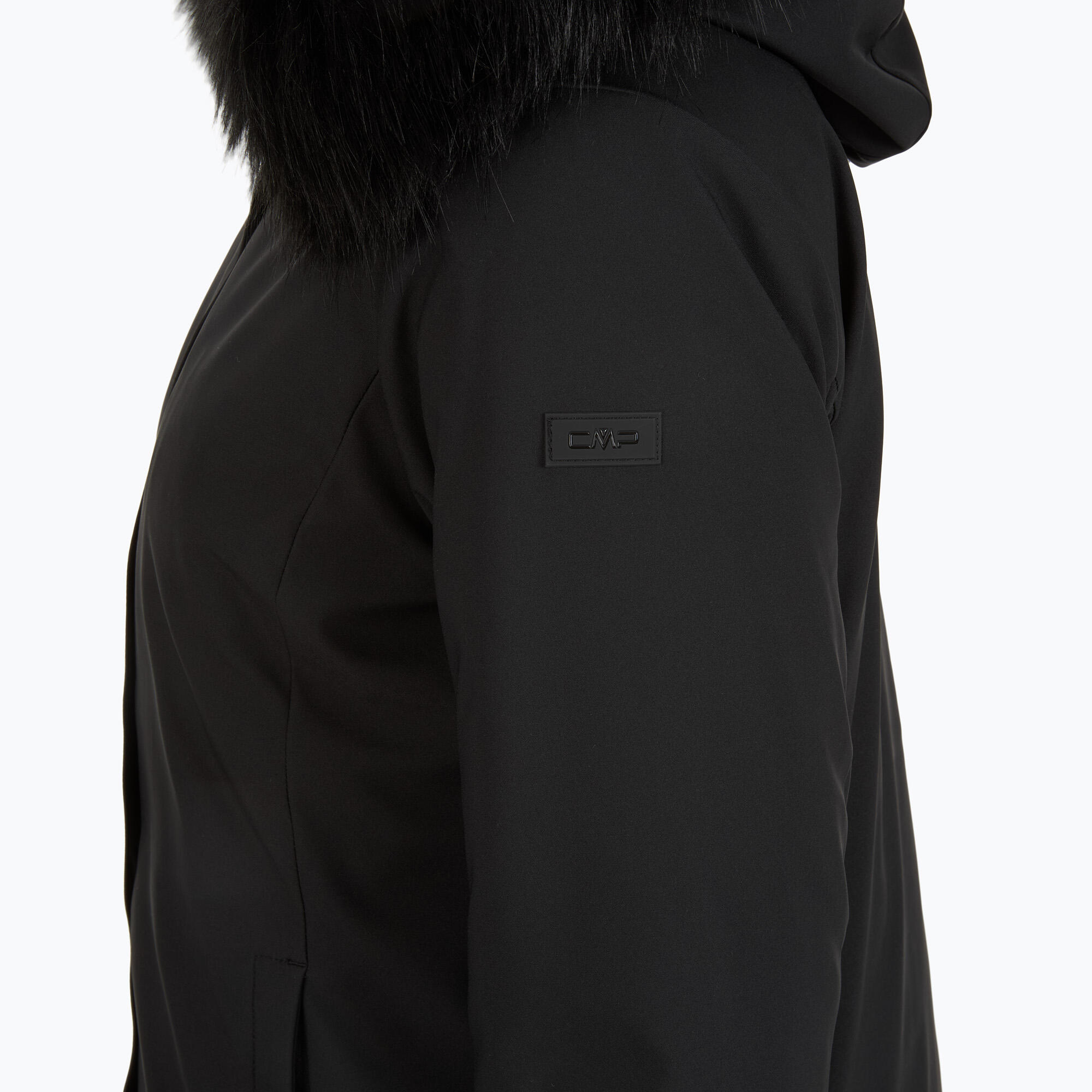 Giacca imbottita donna CMP 35K3626F Zip Cappuccio Pelliccia sintetica 3/6