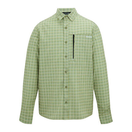 Chemise De Voyage Motif/style À Carreaux Homme (Bleu)