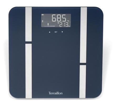 Pèse personne électronique, Impédancemètre, USB-C, Ultra stable.