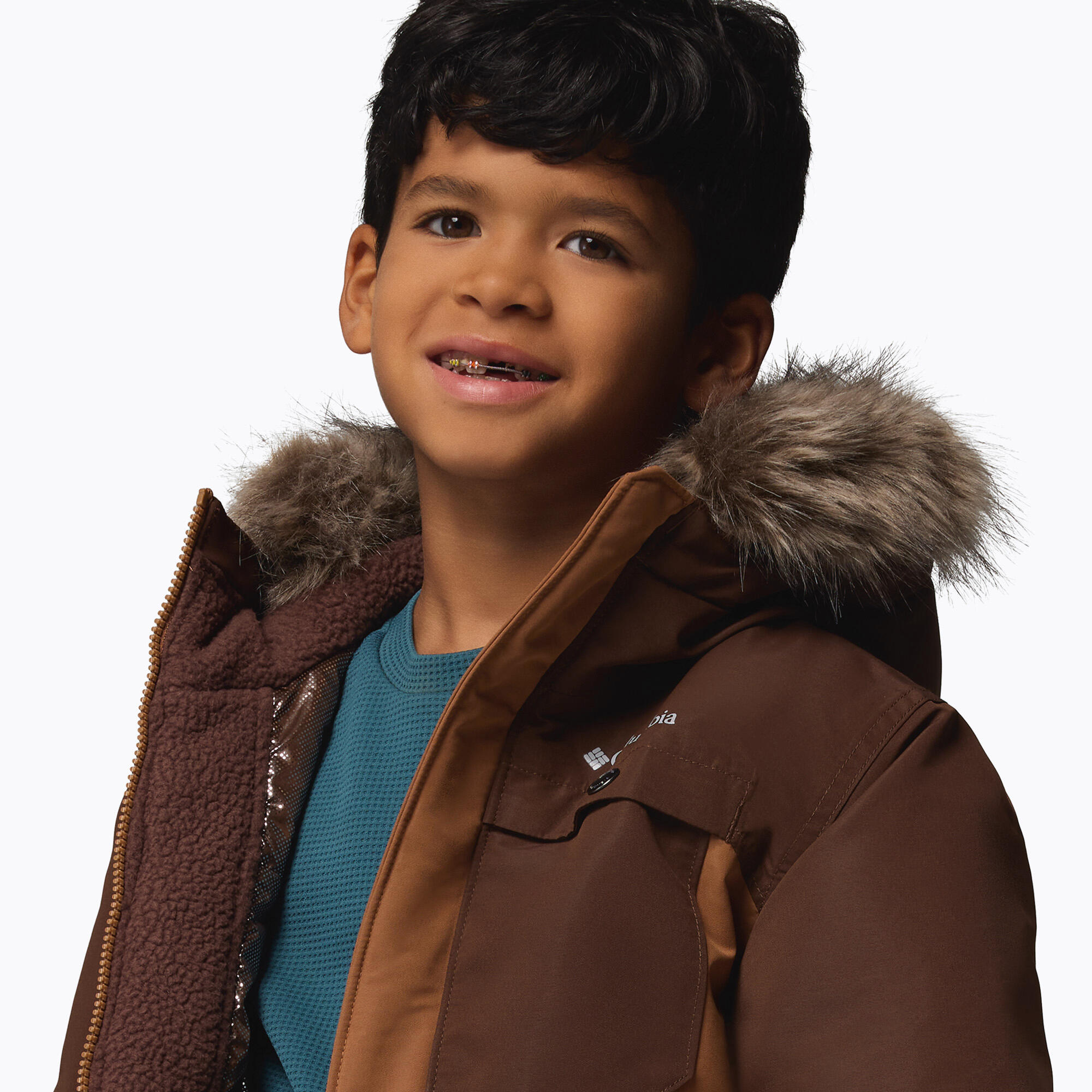 Casaco infantil acolchoado Columbia Nordic Strider II 6/7