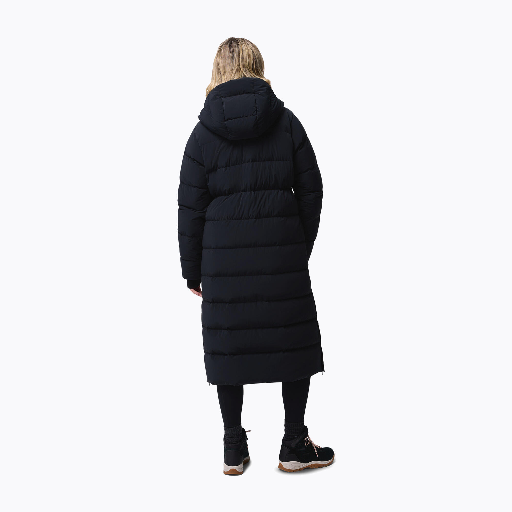 Dames donsjas Columbia Amaze Puff Long met capuchon 3/7