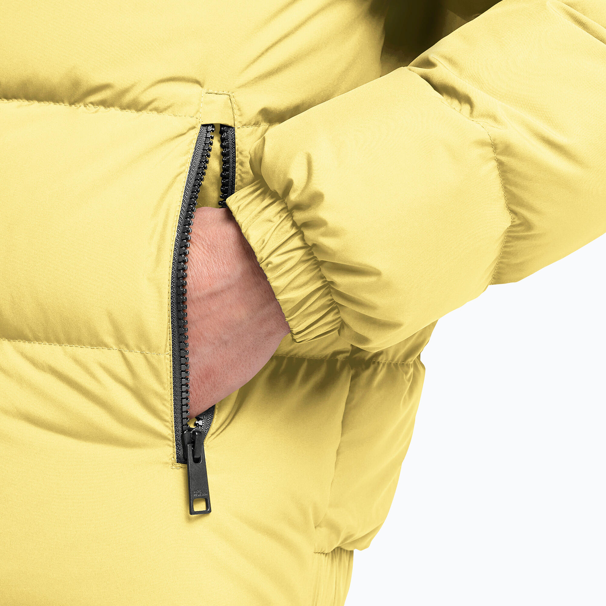 Casaco de penas feminino Jack Wolfskin Frozen Palace 4/7
