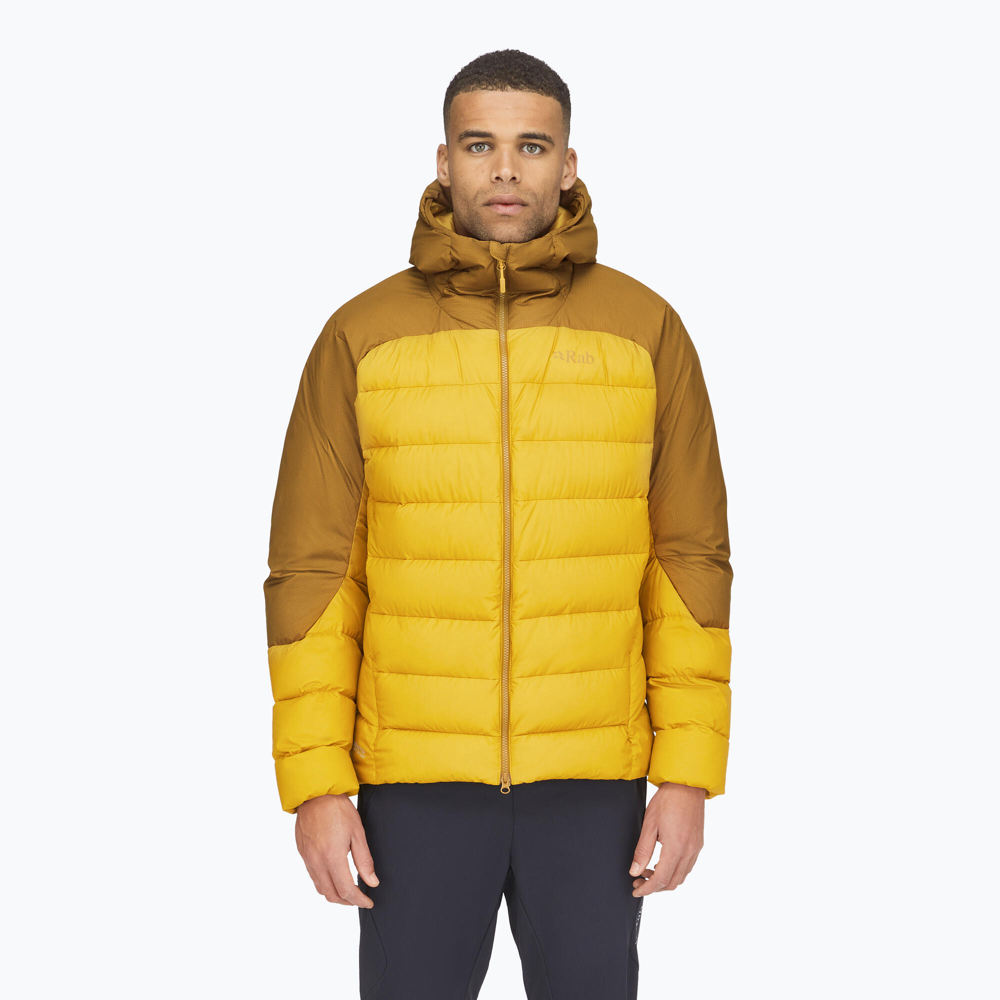 Casaco de penas masculino Rab Infinity Alpine 4/7