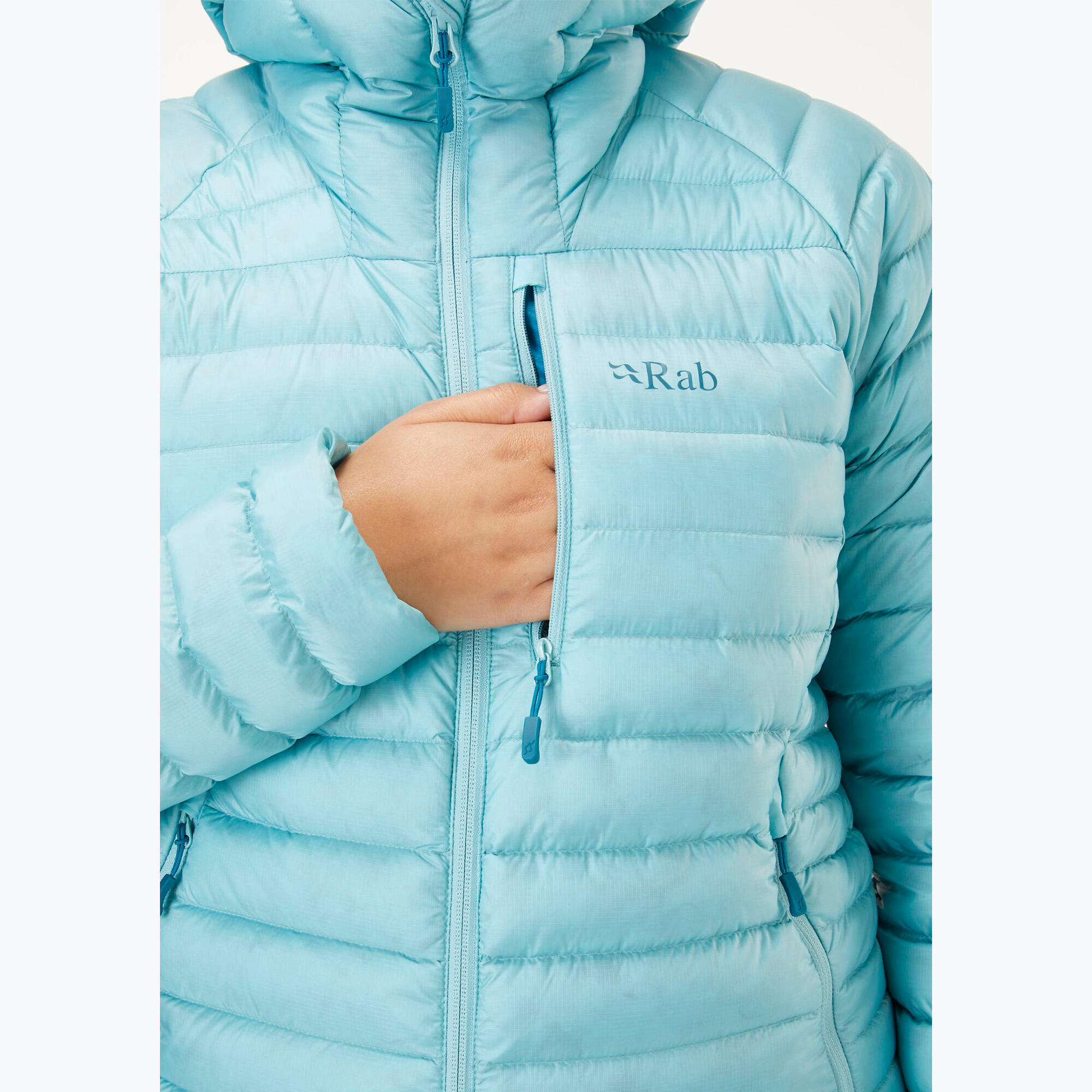 Giacca piumino donna Rab Microlight Alpine 5/7