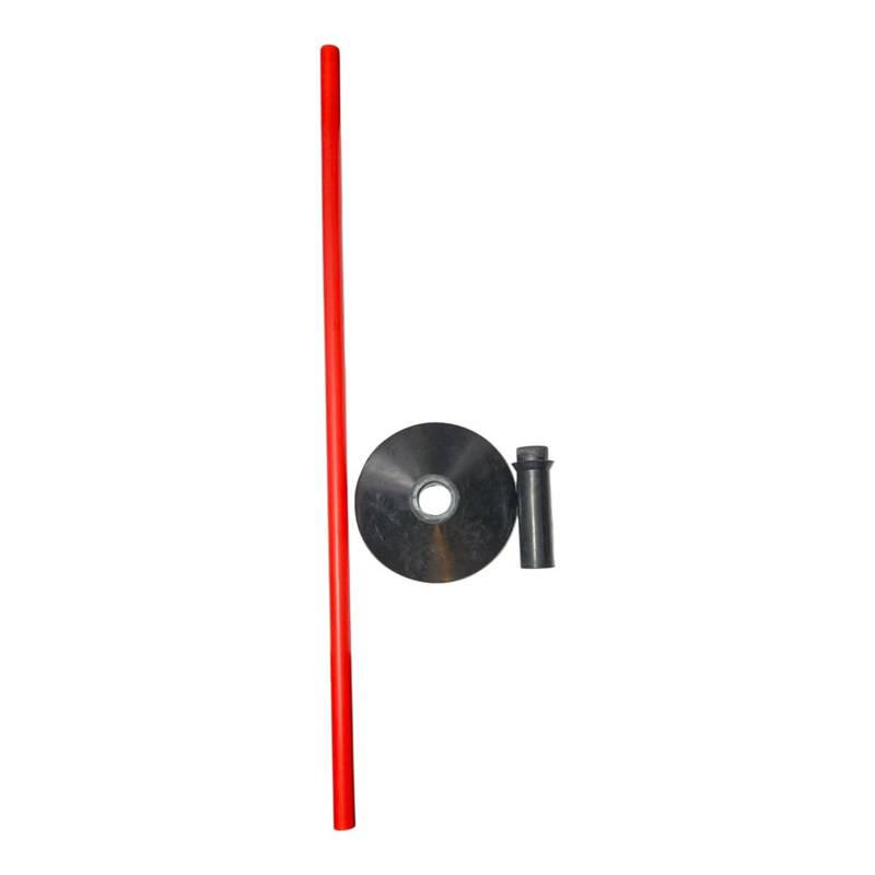 Stalp slalom 120 cm Sportech cu baza cauciuc