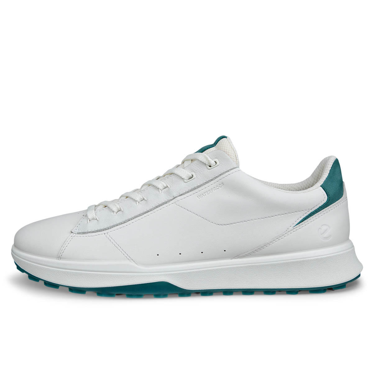 ECCO Men Street Vibe Sapatos de golfe para homem, Branco/Baygreen 4/5