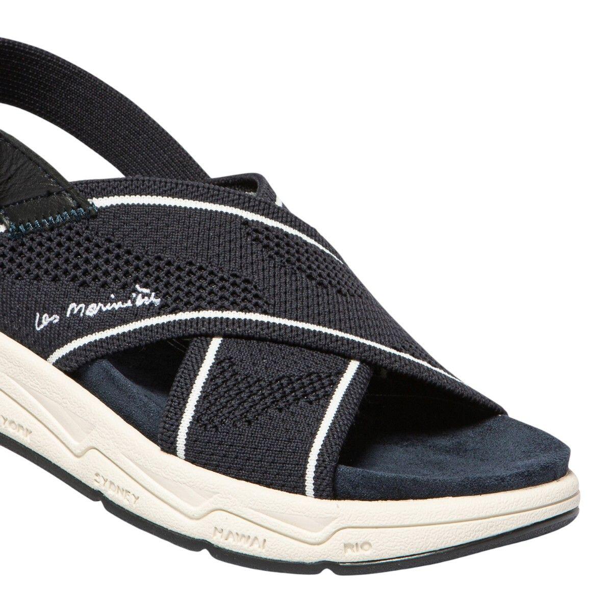 Sandales compensées - Femme - LAIHONA Bleu 2/5