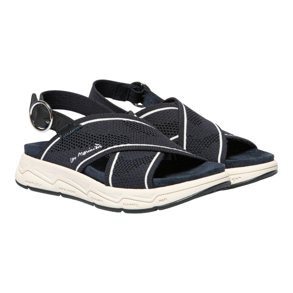 Sandales compensées - Femme - LAIHONA Bleu 4/5