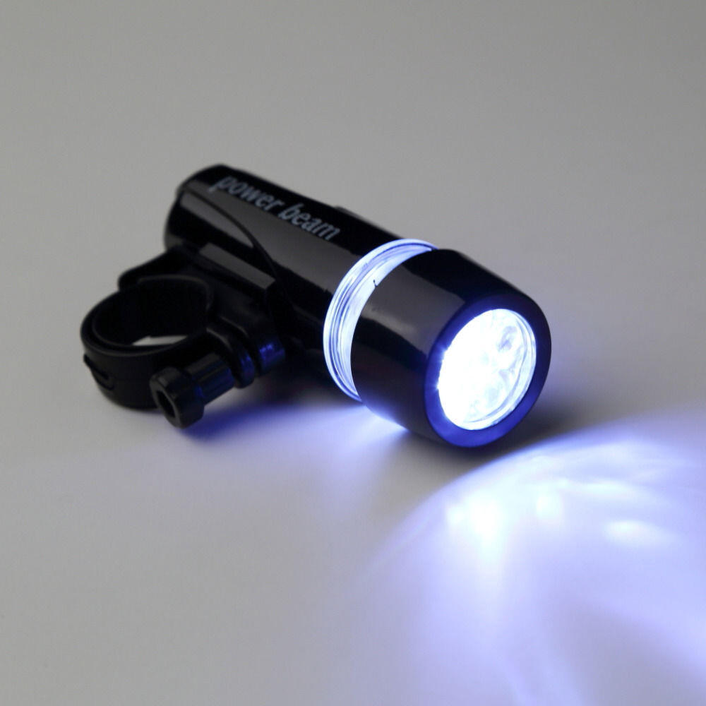 Far fata power beam, 3 moduri luminare, cu baterii AAA