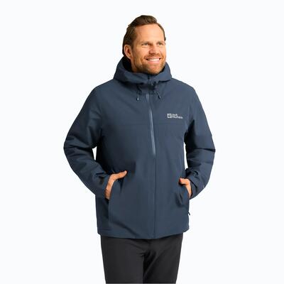 Heren gewatteerde jas jack wolfskin wisper ins